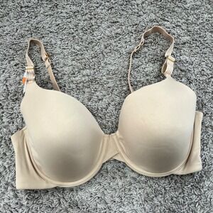 Joyspun‎ Womens Beige Convertible T-Shirt Bra Underwire Padded 36D JS658 NWT